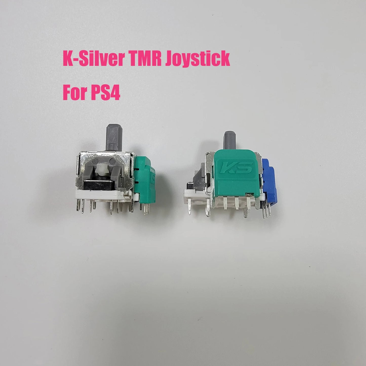 2PCS K-Silver JS13 Pro TMR Joystick for Switch Pro PS5 PS4 Xbox Series Xbox Elite 2 Replacement 3D Analog ThumbStick Anti-Drift