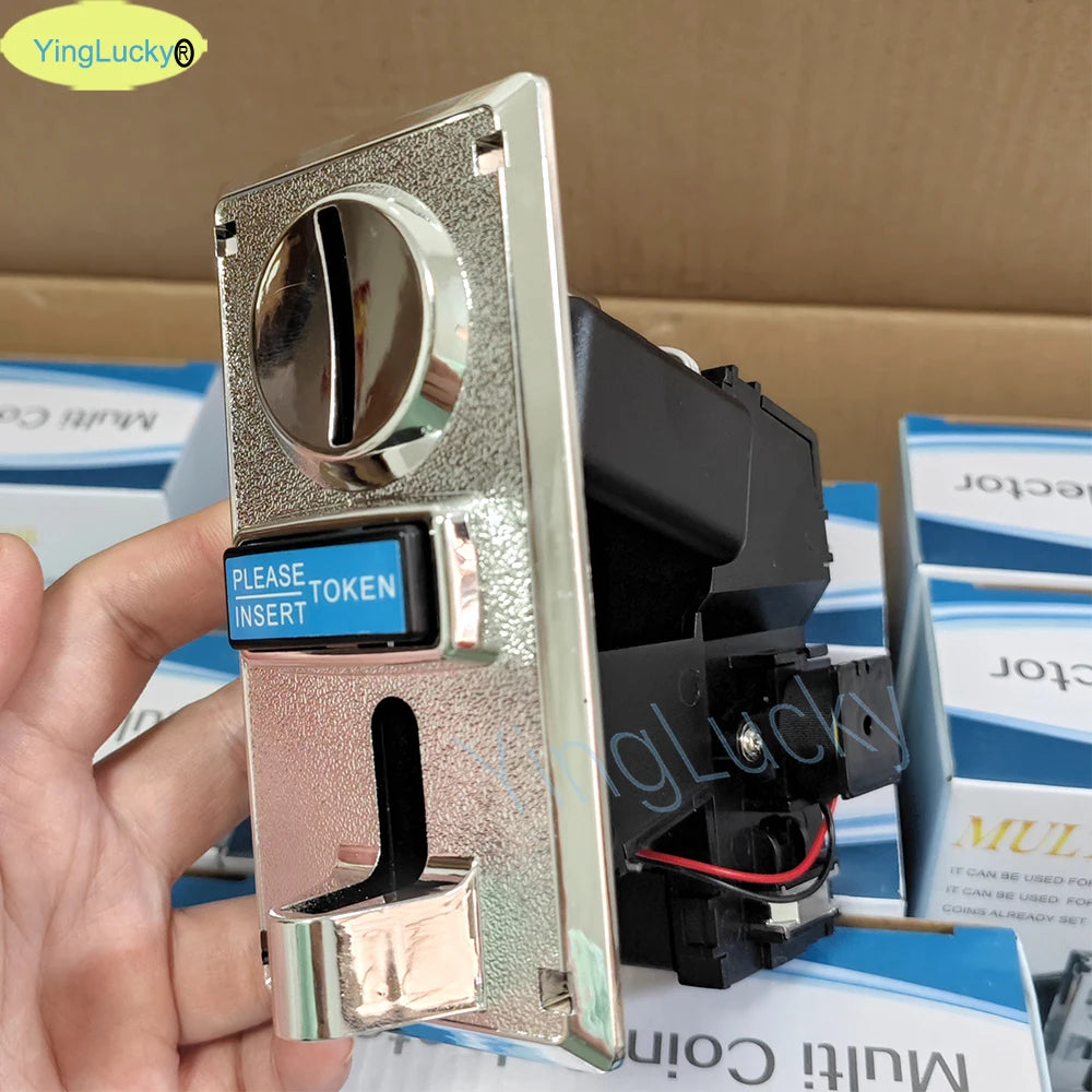 Multi-value coin acceptor Electronic Vending Machine Multi Coin Acceptor Selection Mechanism Arcade Game Ticket Roll Down 616