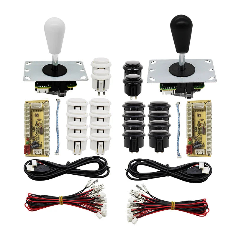 Arcade Joystick Kit 1 or 2 players copy sanwa Push button Zero Delay board For PC, PS3 and Pandora Games Portable retro controll