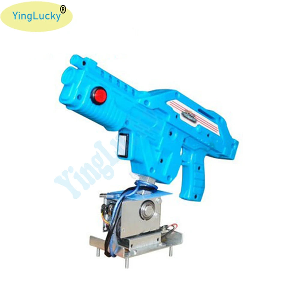 Arcade Machine 12v gun Aliens War Shooting Game Video Simulator with electromagnetic valve with USB Digital Count Vibration conn