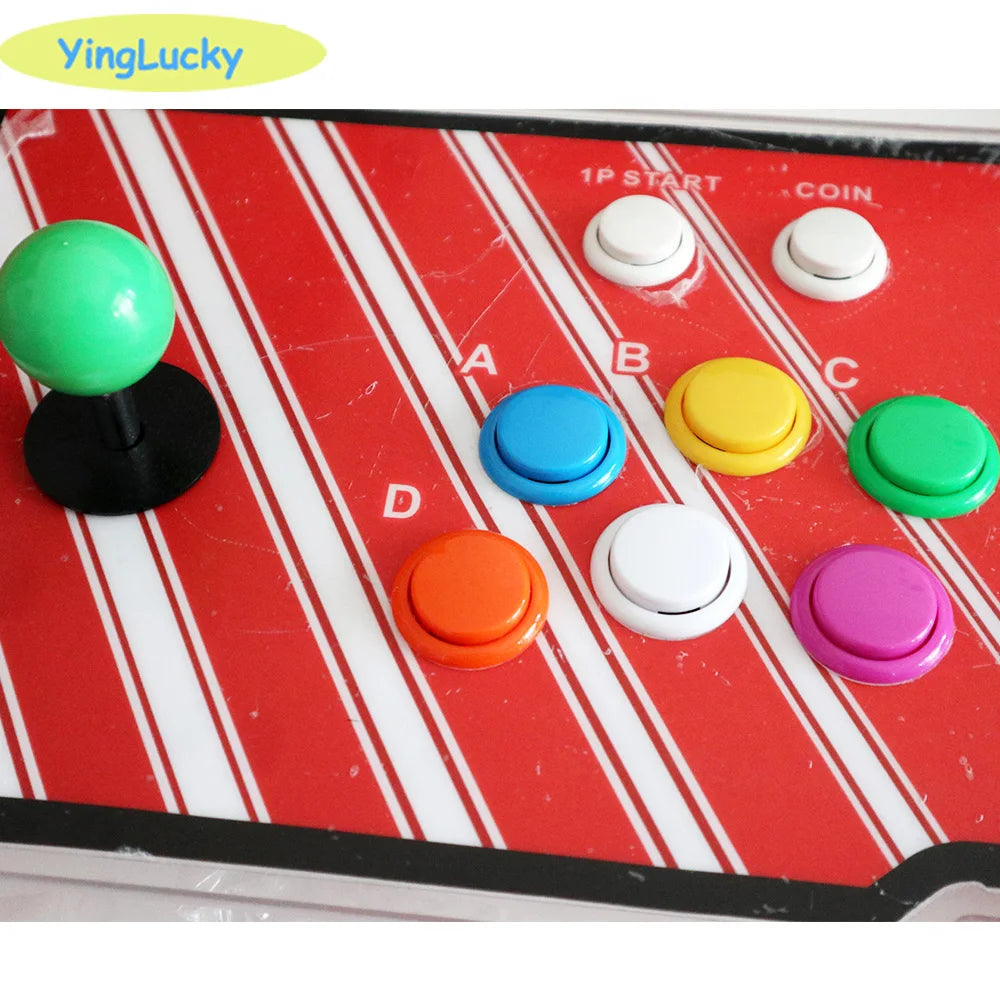 2 Player Arcade Zero Delay Kit USB Encoder for PC Raspberry Pi SANWA Push Button Joystick USB Arcade Cabinet Mando