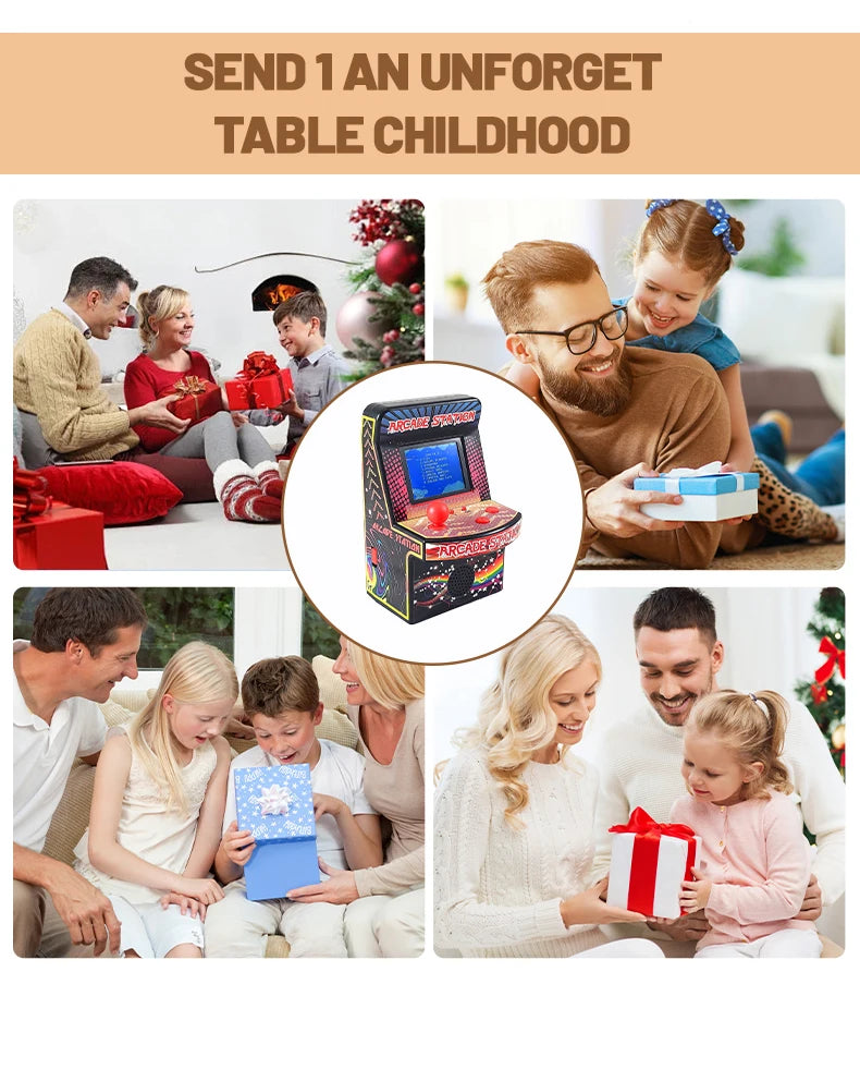 2.5"8Bit Mini Arcade Game Station Built-in 200/240 Games inside 2.5" LCD Screen Handheld game console