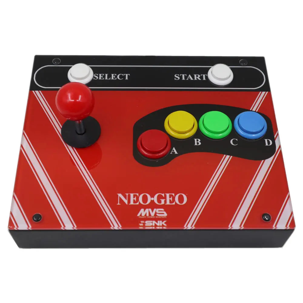 Arcade Games RAC-J600S NEO 6 Buttons 15Pin Hitbox Games Stick Arcades Joysticks Console Artwork Panel For Neo Geo AES MVS CD