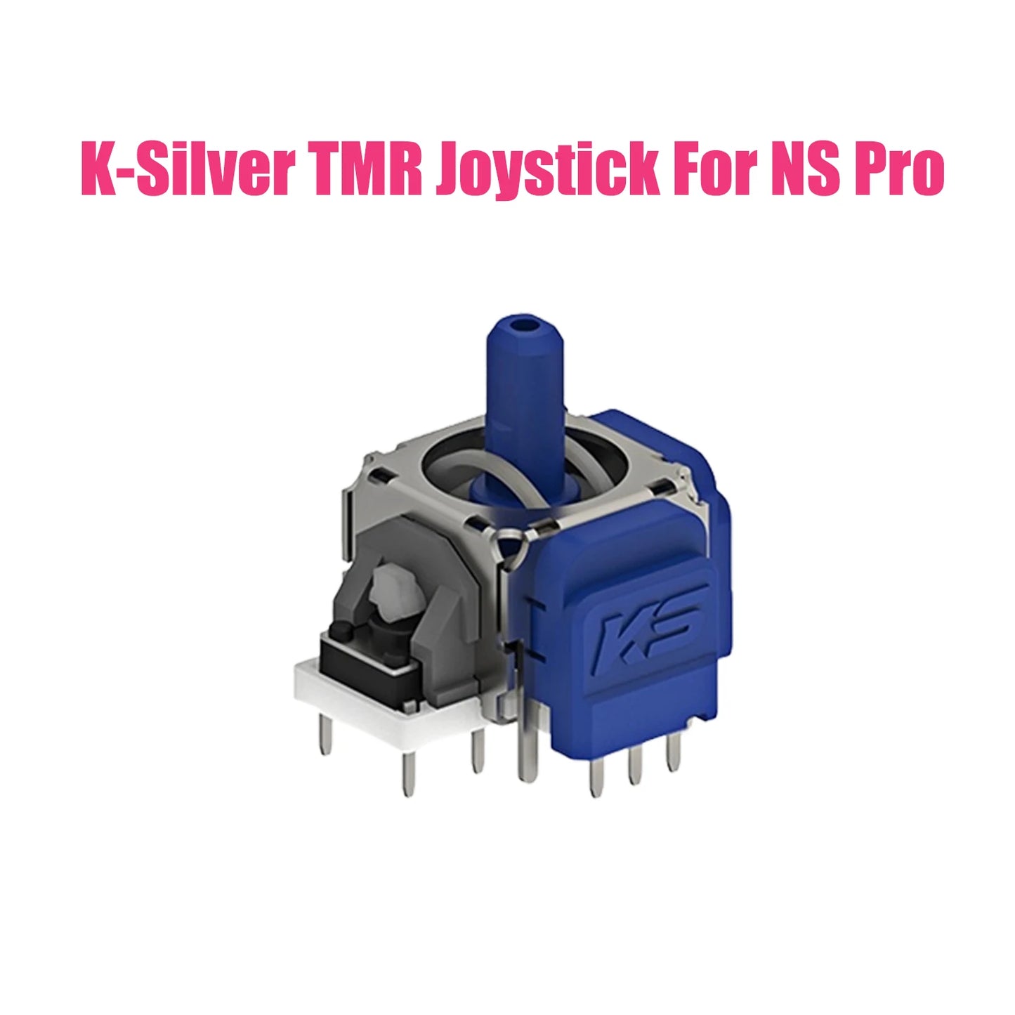 2PCS K-Silver JS13 Pro TMR Joystick for Switch Pro PS5 PS4 Xbox Series Xbox Elite 2 Replacement 3D Analog ThumbStick Anti-Drift