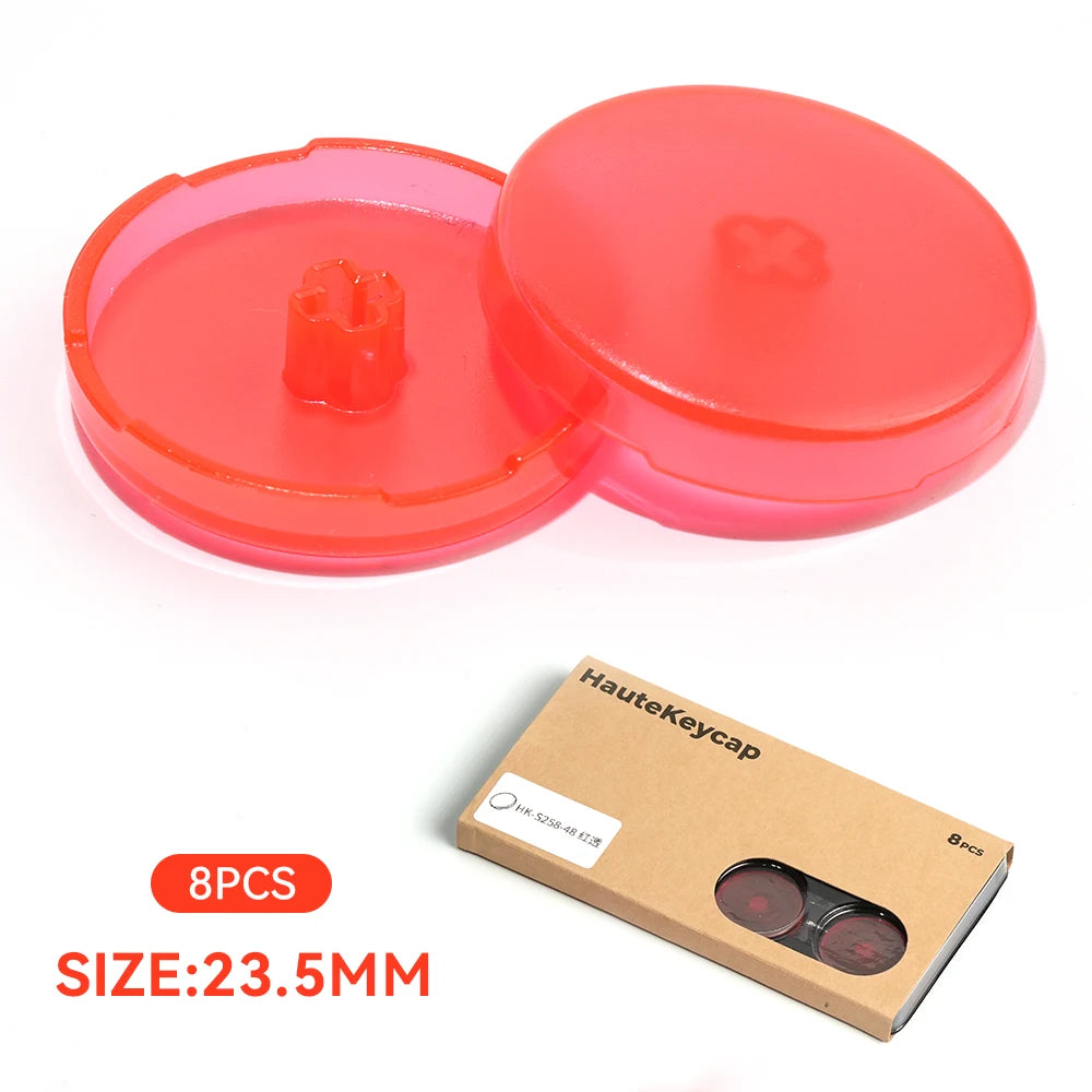 Haute42 23.5mm Hitbox Button Caps For Leverless Arcade Controller 8Pcs Cross Keycaps For Hitbox Controller LP Switches Cap