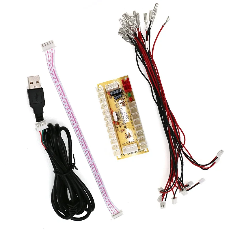 Arcade Joystick Kit 1 or 2 players copy sanwa Push button Zero Delay board For PC, PS3 and Pandora Games Portable retro controll