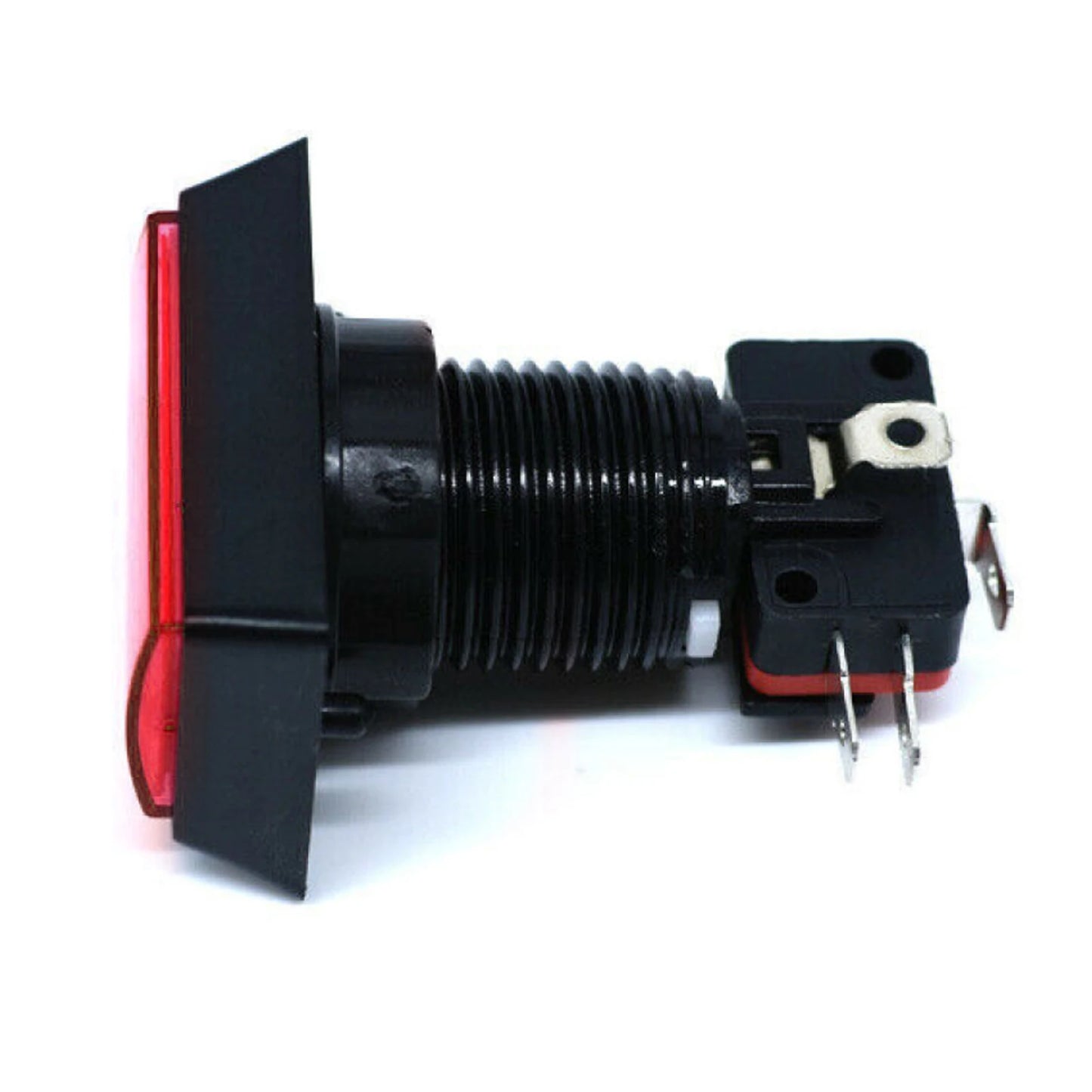 Arcade Push Buttons 5 Color Illuminated LED Light Lamp 30*50mm Rectangular Arcade Video Game Player Push Button With Microswitch