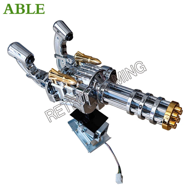 ALL Arcade Game Guns Gatling Gun for built Kids Shooting Simulator Cabinet Coin Operated Games Kit Parts