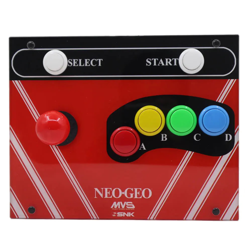 Arcade Games RAC-J600S NEO 6 Buttons 15Pin Hitbox Games Stick Arcades Joysticks Console Artwork Panel For Neo Geo AES MVS CD