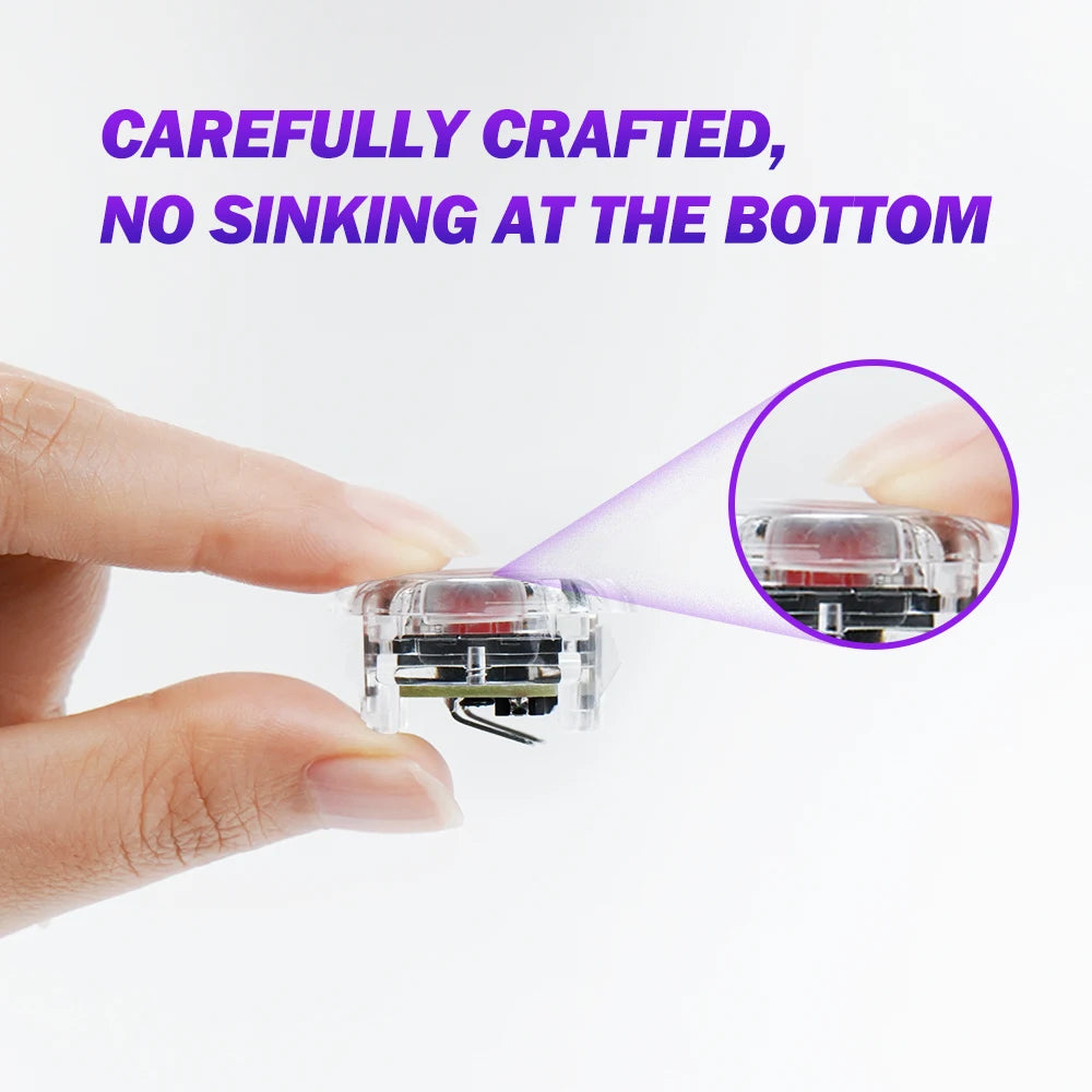 Arcade Fighting Keyboard Crystal Buckle Buttons Ultra-slim Design Professional Response Kailh Choc V2 Low Profile Switch For Hit