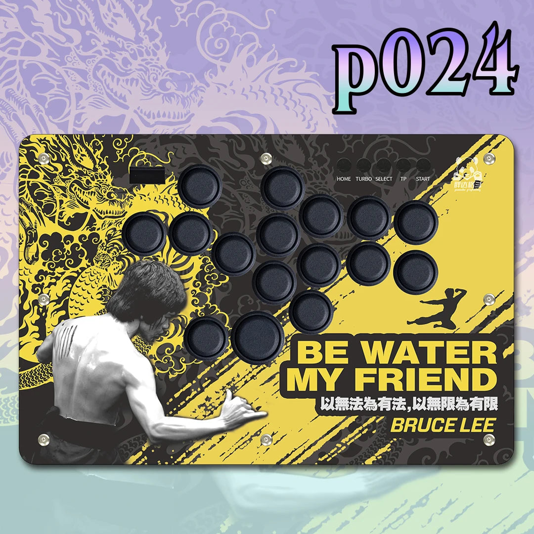 Panda Hitbox Deluxe Custom Panel Fighting Game Joystick Controller Arcade Fighting Stick For PS4/PS3/PC/Switch