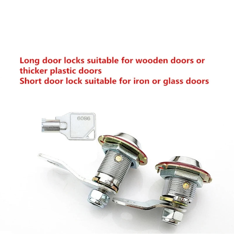 Arcade Game Machine Door Lock, Lock with Jamma Machines, 69HD, 3Pcs per Set