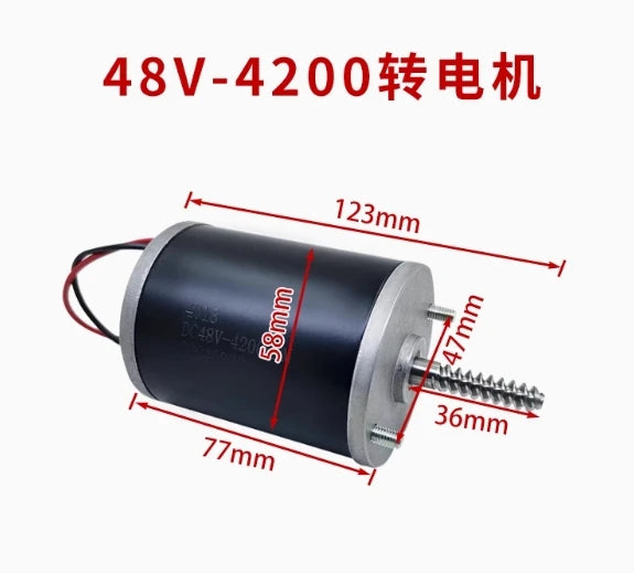 Arcade Toy Crane Game Machine Motor Claw Gantry Accessories 2500/2800/3100/3600/4200 RPM Speed Motor 48V Engine