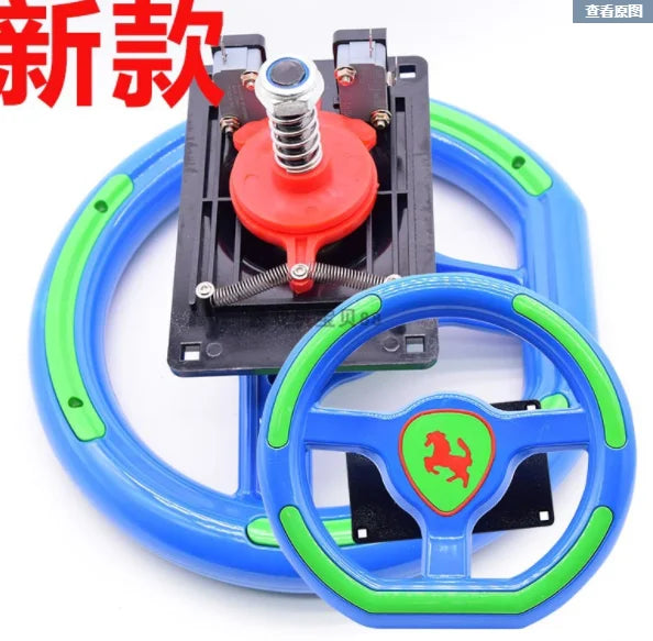 Arcade Steering Wheel for 31 in 1 Racing Car Arcade Machine for Kids Flame Flying Car Run Way TRAVELINSTYLE