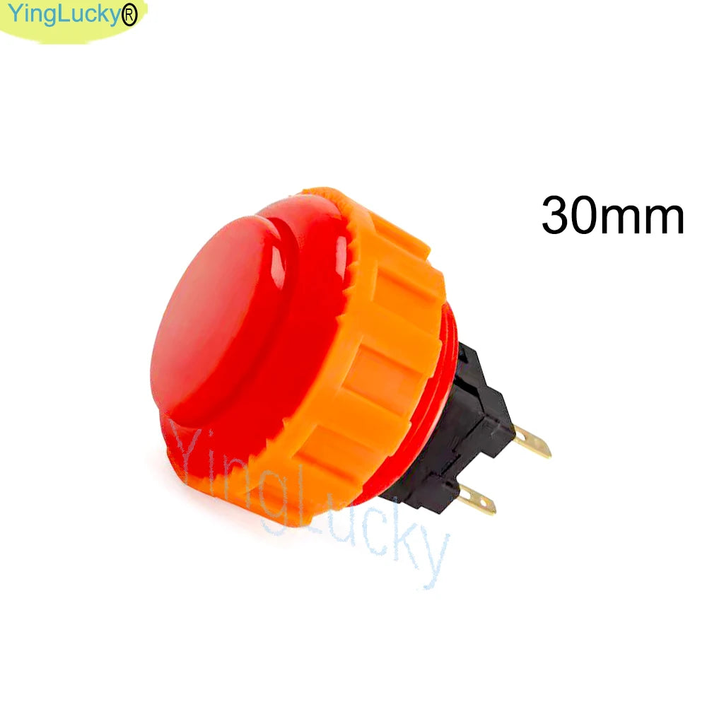 SANWA OBSN 30mm 24mm Original Japan SCREW Type Round Push Button Arcade Zero Delay For PC Joystick PS3 XBOX Arcade Game Machine