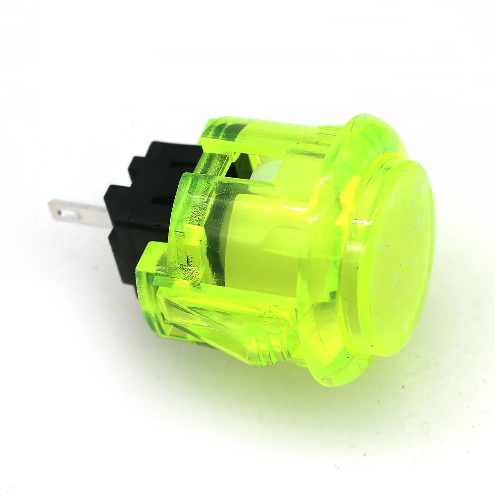 Clear Push Button 24mm 30mm Durable Multicade Video Game Console Copy Sanwa Obsc Hitbox Controller Tablero Arcade Pc Neo Geo