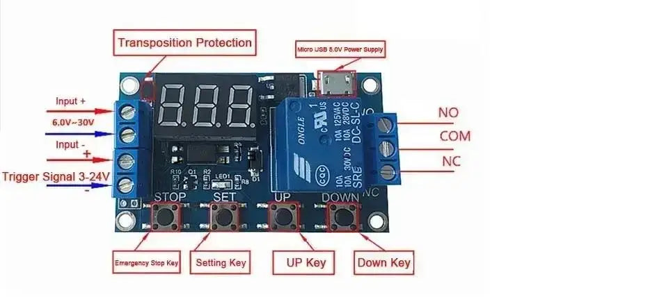 arcade kiddie ride timer pcb #11