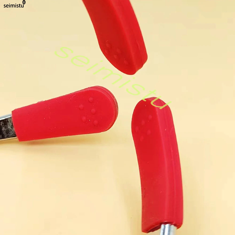 50pcs Crane Claw Paw Covers for Game Vending Machine Candy Capsule Ball Pliers Anti-Slip Silicone Sleeve Elastic Foot Covers