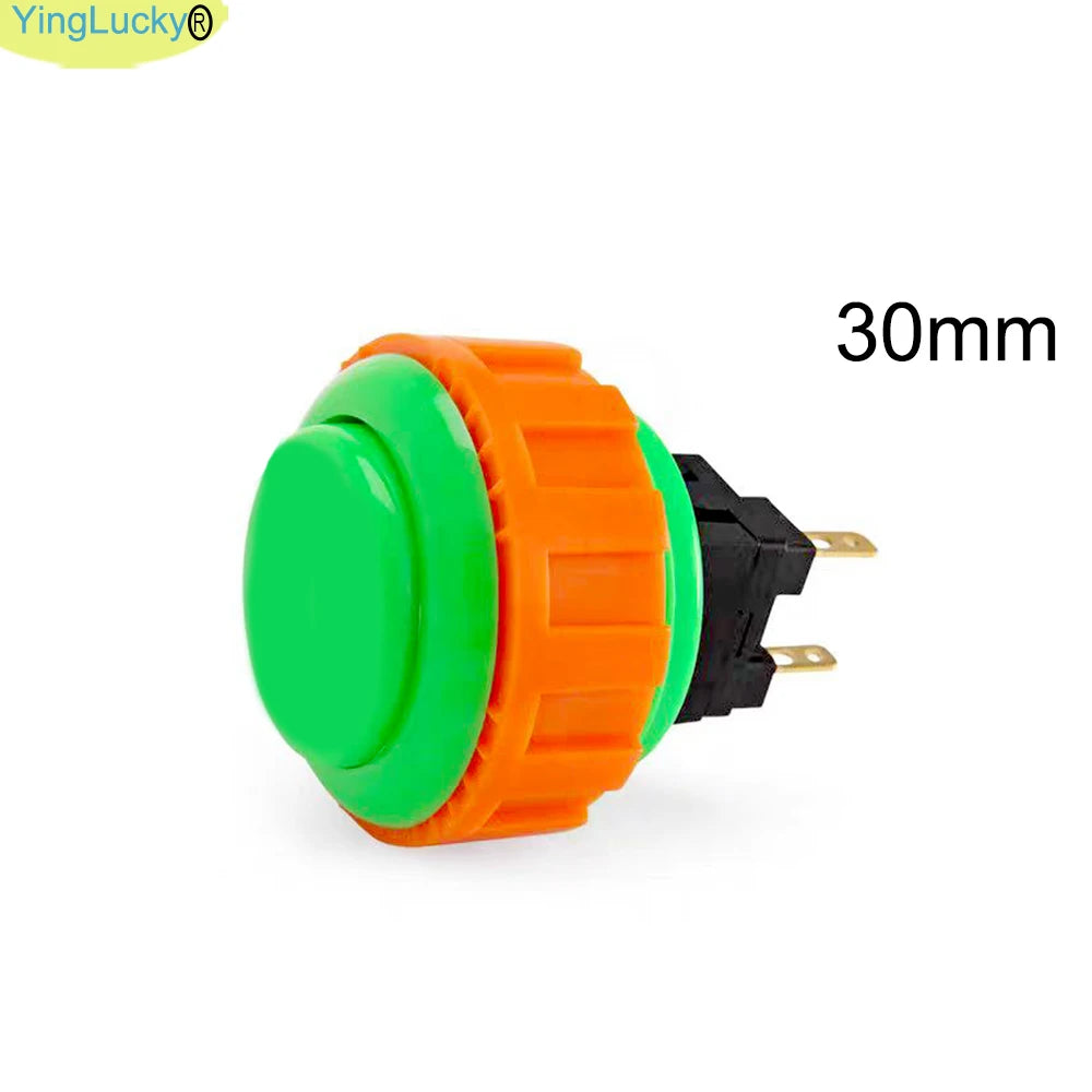 SANWA OBSN 30mm 24mm Original Japan SCREW Type Round Push Button Arcade Zero Delay For PC Joystick PS3 XBOX Arcade Game Machine
