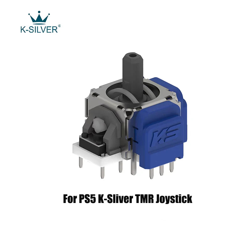 2PCS K-Silver JS13 Pro TMR Joystick for Switch Pro PS5 PS4 Xbox Series Xbox Elite 2 Replacement 3D Analog ThumbStick Anti-Drift