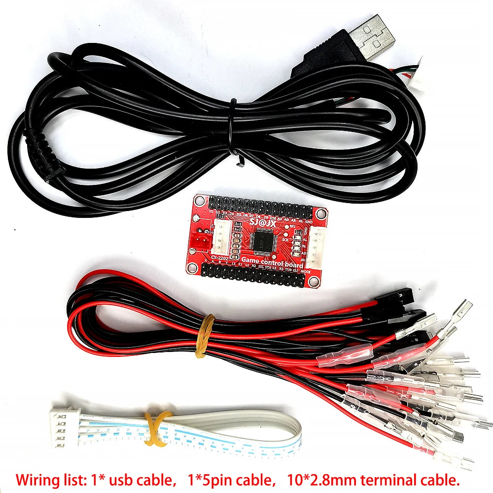 Arcade USB Board Encoder Zero Delay Joystick Controller Cable For PC PS3 SWITCH Raspberry Pi Sanwa Hitbox Game Machine DIY