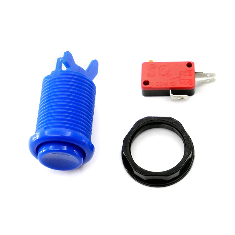 Happ Arcade Multicade Push Buttons Durable Jamma Game Switch Durable 8 Clolors Orange Purple Bartop Machine