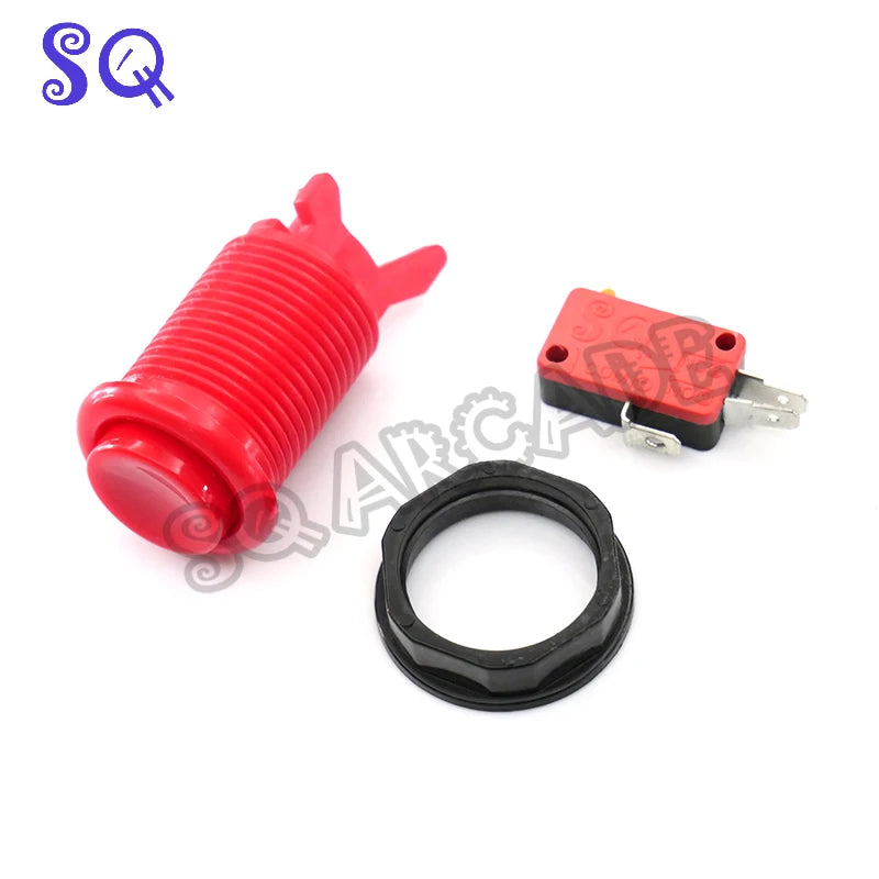 Happ Arcade Multicade Push Buttons Durable Jamma Game Switch Durable 8 Clolors Orange Purple Bartop Machine