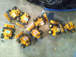 bubbas excavation arcade redemption coin pusher dozers lot
