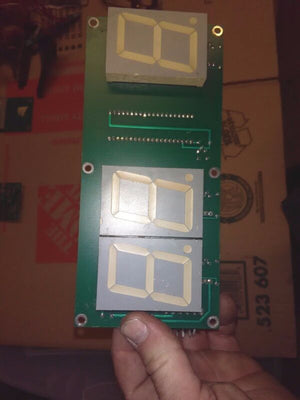 seidel amusement arcade counter display pcb rev. a