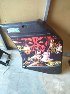 star wars pod racer arcade plastic side panel part #6