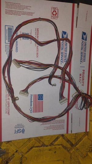 neo geo arcade credit timer pcb wire to main pcb connectors #1