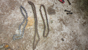 craftsman sears lawnmower 3 chain set model #17481560