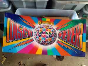 cromptons disco fever arcade redemption marquee parts #3021