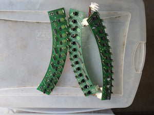 wheel of fortune arcade redemption control panel light pcb lot #327