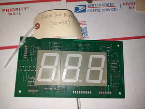 lazer tron arcade redemption display pcb #361