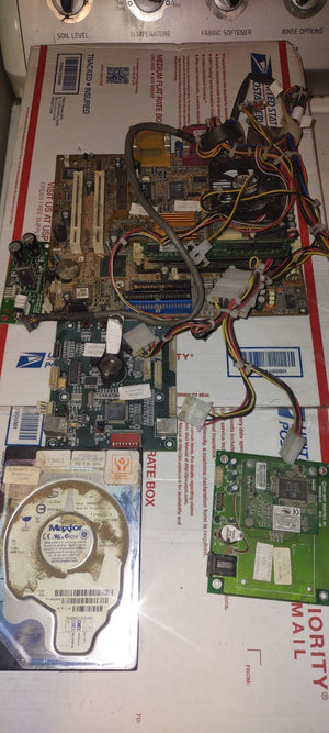 megatouch arcade main pcb parts lot #106