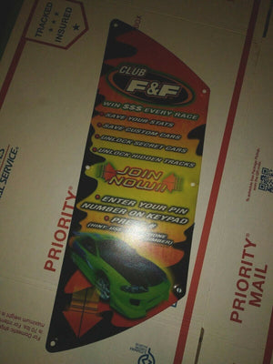 fast and furious arcade bezel part #290