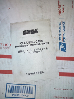 sega intial d arcade card reader cleaner card #111