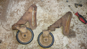 craftsman sears lawnmower front wheels model #17481560
