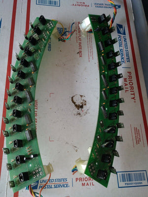 ice wheel of fortune arcade redemption light pcb parts #5080