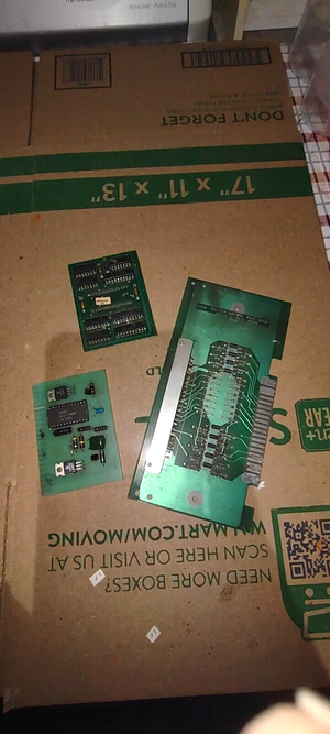 mrs. pacman arcade pcb parts lot #416