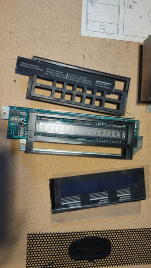rowe arcade jukebox display pcb #400009