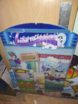 intermission arcade redemption plexi marquee #102