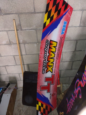 sega manx tt arcade big plexi marquee #3