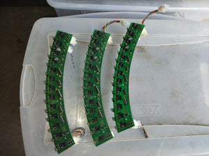 wheel of fortune arcade redemption control panel light pcb lot #326