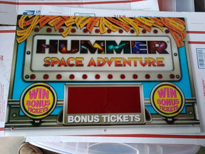 baytek space hummer arcade redemption marquee part #5032