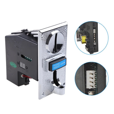 Multi Coin Acceptor Selector Slot for Arcade Game Mechanism Vending Machine for 6 Kinds Different Game Arcade Game