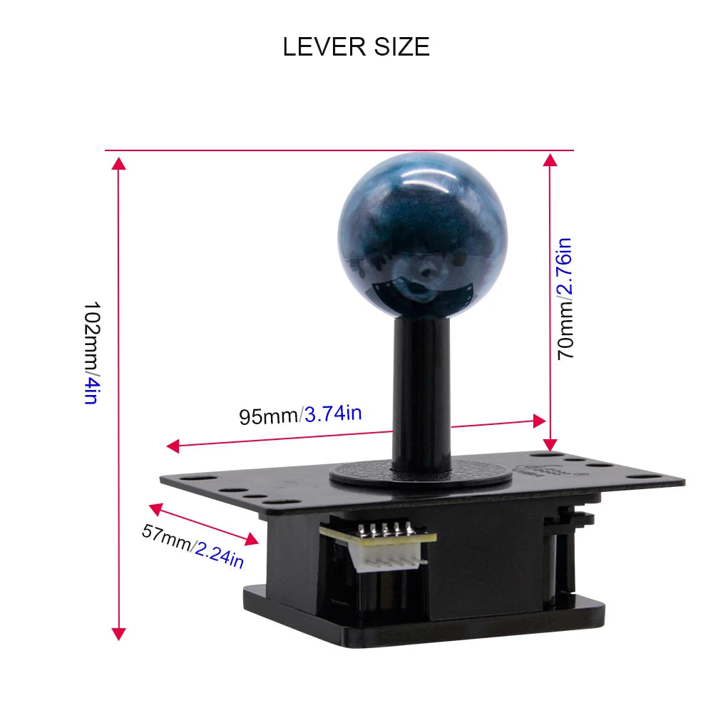Qanba Gravity Mechanical Arcade Joystick Shafts Silent Lever JOV8S JCV8 Joystick Arcade Accessories Quick DIY Parts