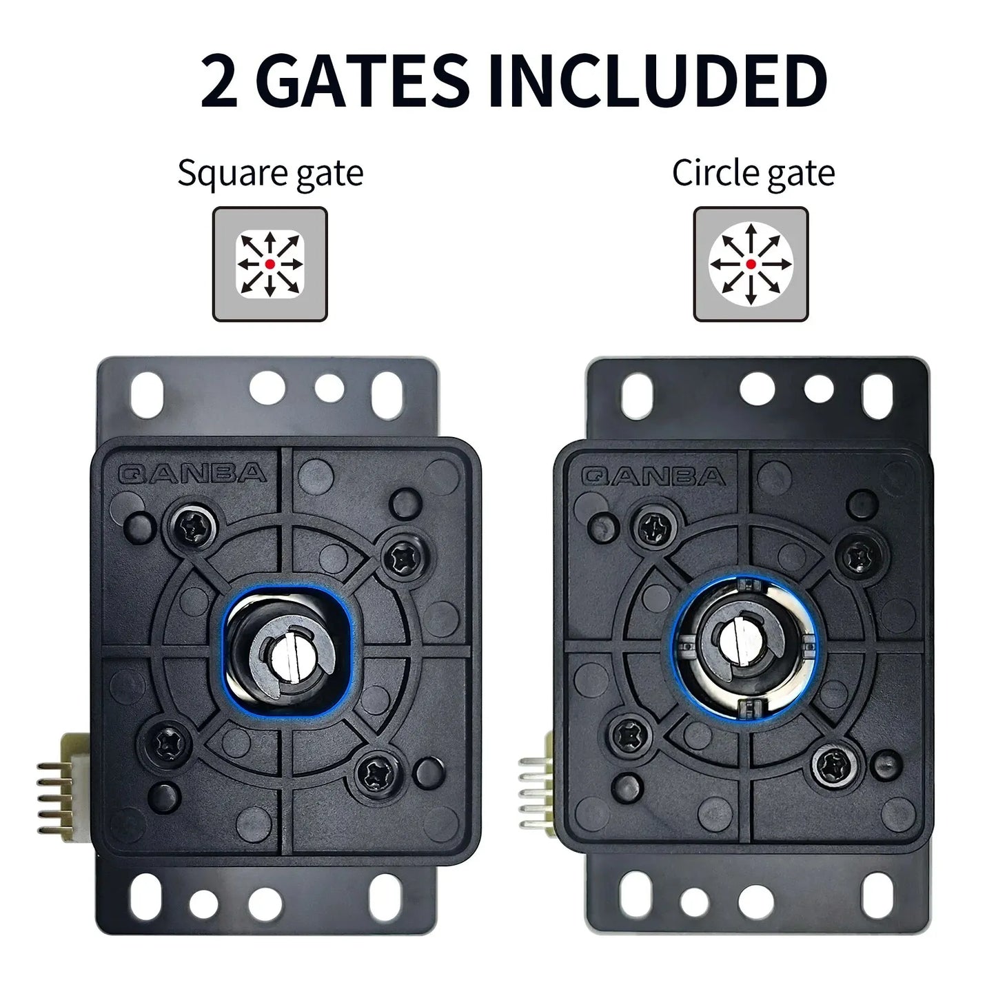 Qanba Gravity Mechanical Arcade Joystick Shafts Silent Lever JOV8S JCV8 Joystick Arcade Accessories Quick DIY Parts