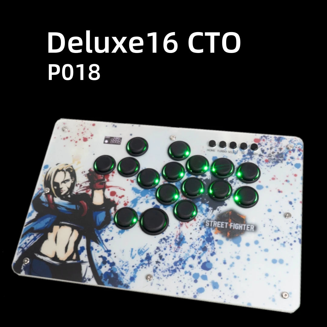Panda Hitbox Deluxe Custom Panel Fighting Game Joystick Controller Arcade Fighting Stick For PS4/PS3/PC/Switch